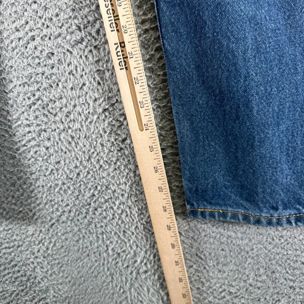 Levi's 505 Jeans Mens 36x30 Blue Cotton Denim Straight Leg‎ Faded Workwear